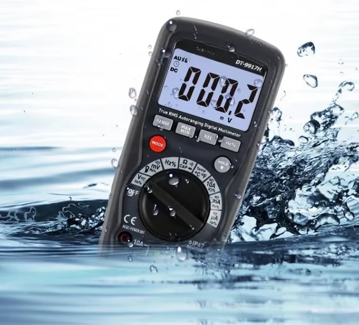 Multimetro digitale ad alta precisione DT-9917H con protezione completa per elettricisti