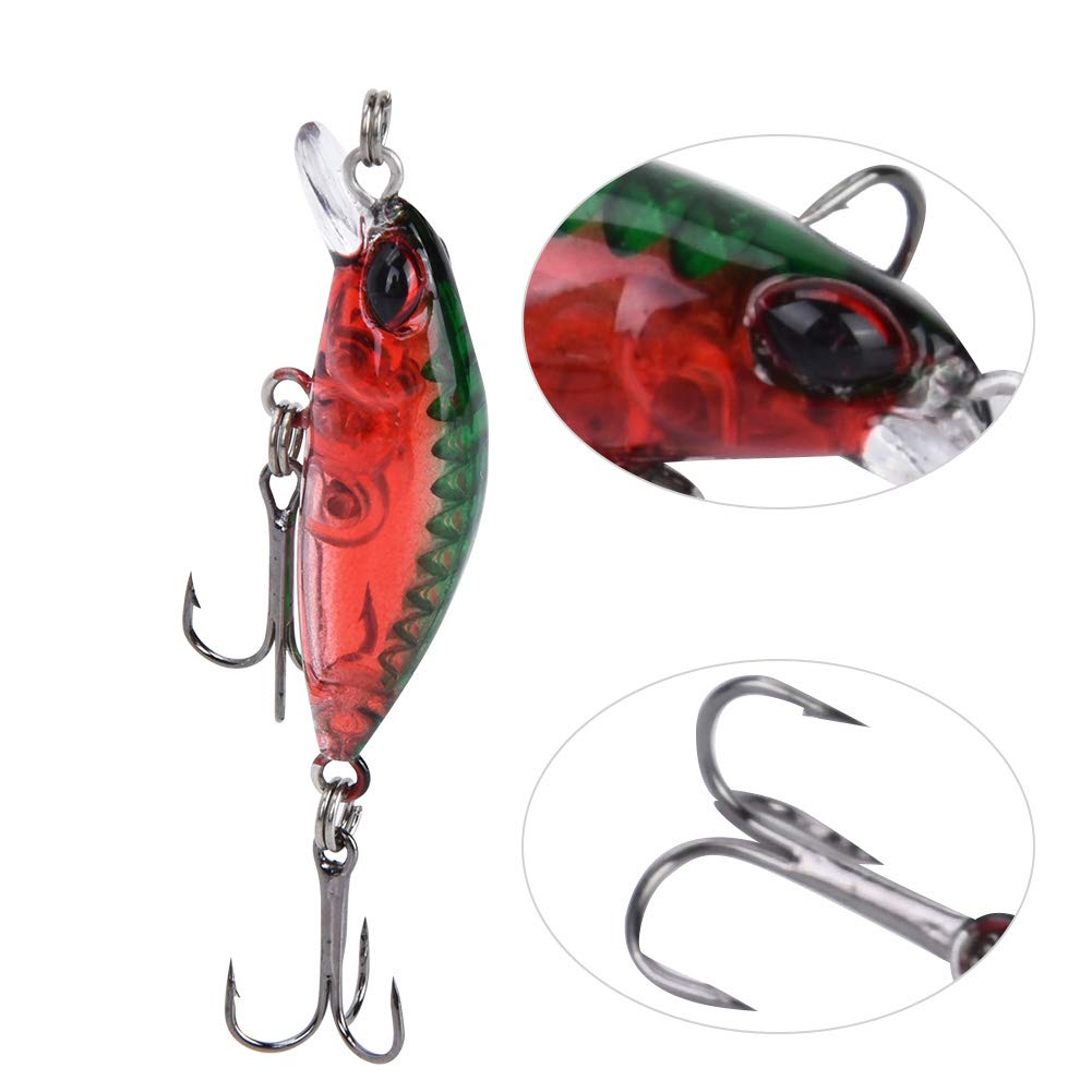 Vbestlife Esche Artificiali Dure - Set 5 Pezzi Minnow Per Pesca - Foto 2