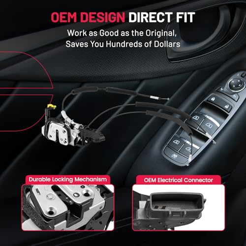 Image of SYERAL Power Door Lock Actuator Front Right Driver Side Compatible with Nissan Sentra 2007-2011 Replaces 937-277 DLA1127 SK937277 80500-ET20A