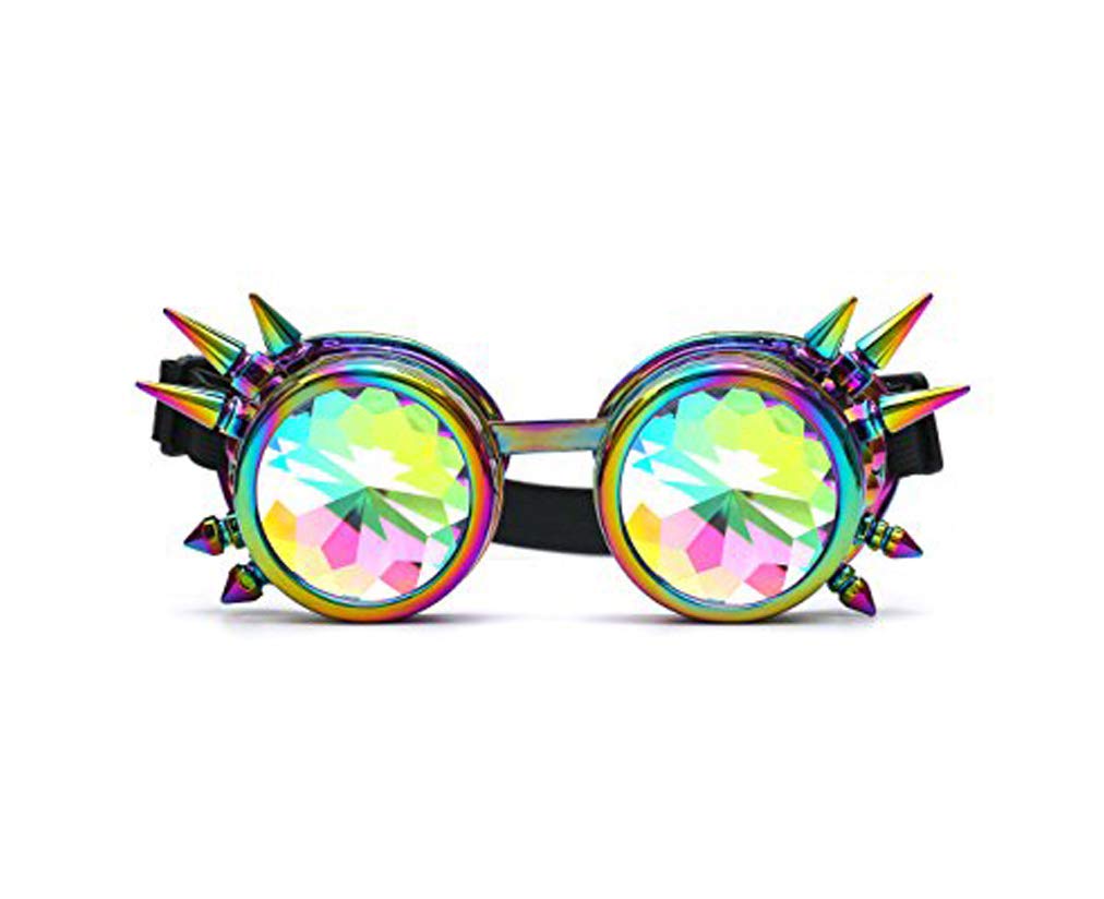 OMG_Shop Festivals Rave Kaleidoscope Goggles Rainbow Prims Diffraction Crystal