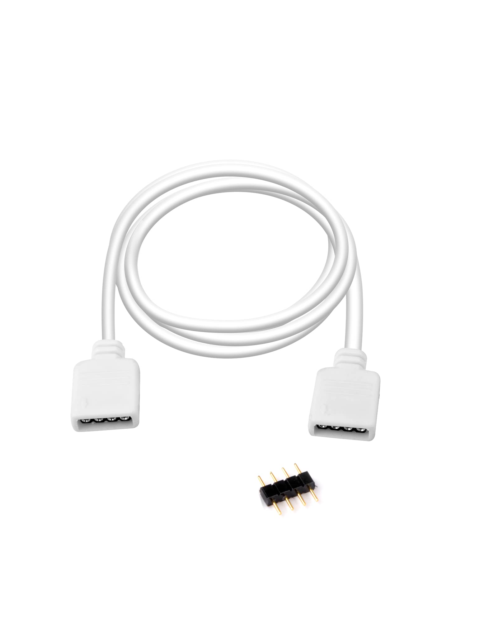 SIENOC 10x 4 Pin cavo di collegamento connettore rapido connettore RGB per il 4-pin 5050 3528 striscia di RGB LED pattuglia