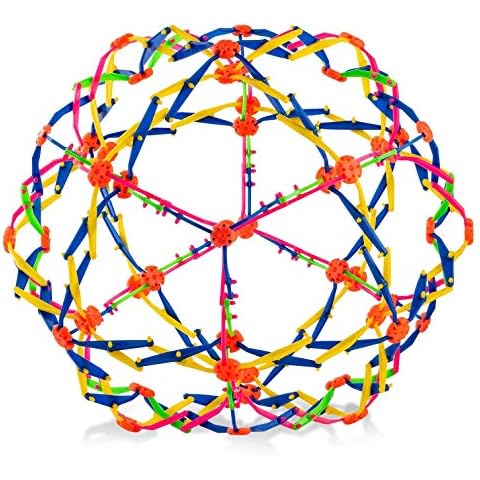 4E's Novelty Expandable Breathing Ball - Stress Reliever Fidget Toys Expands from 6 to 12" for Yoga, Anxiety, Relaxation - Expanding Sphere for Kids & Adult Gift Idea Cover