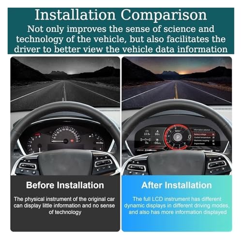 Pantalla de salpicadero de 12,3" con cabina virtual fluida para Cadillac SRX 2014 4