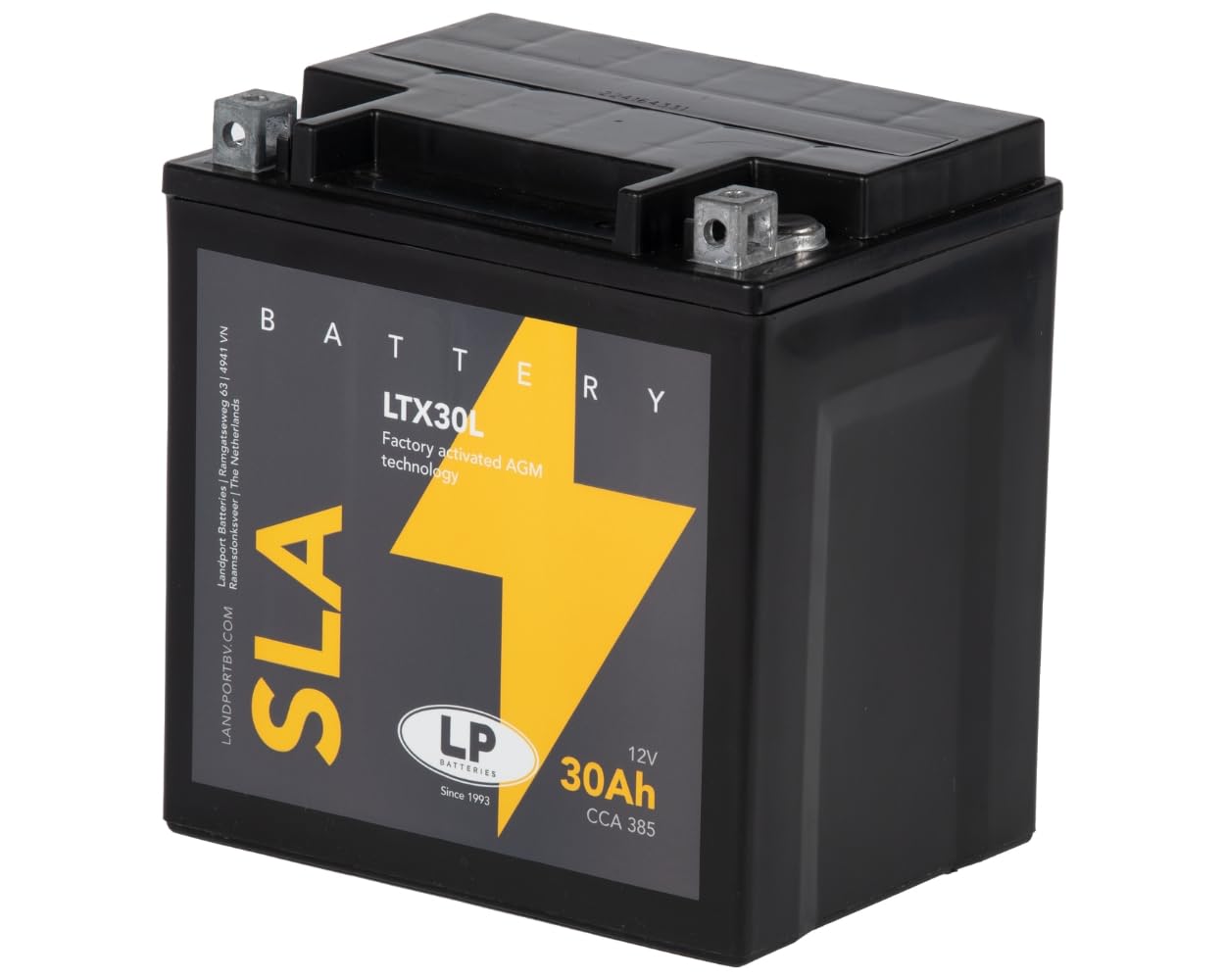 Bateria LANDPORT LTX30L SLA 12V 30Ah kompatibel z Polaris Wide Track, Artic Cat, Wildcat, HD Chopper YTX30L-BS