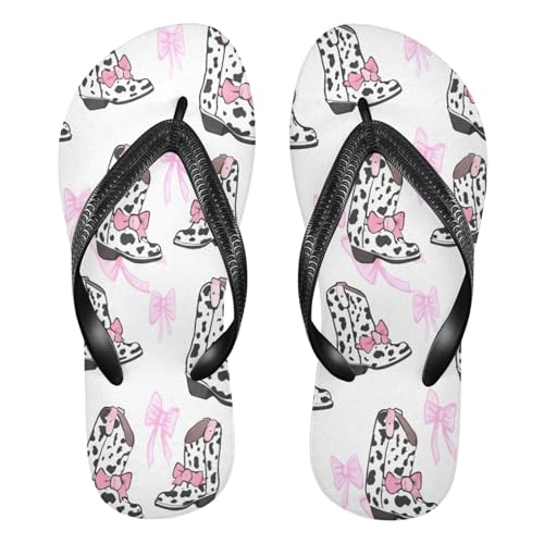 Nander Cowboy Boots Sandal Flip Flops of Men's Women's,Beach