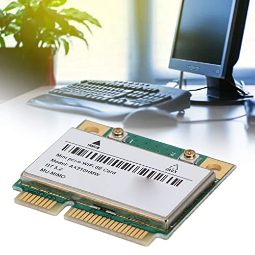 PUSOKEI AX210HMW Network Card, 2.4G/ 5G/ 6G BT 5.2 WiFi Card - Image 3