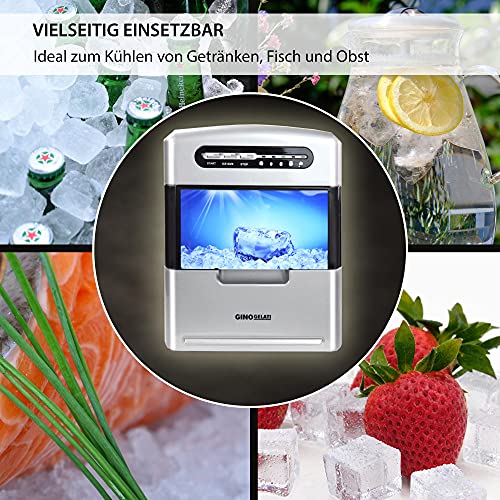Syntrox Germany GG-185W Digitaler Edelstahl Eiswürfelbereiter max.150 Watt Eiswürfelmaschine Icemaker 3 vers. Eiswürfelgrößen – Bild 7