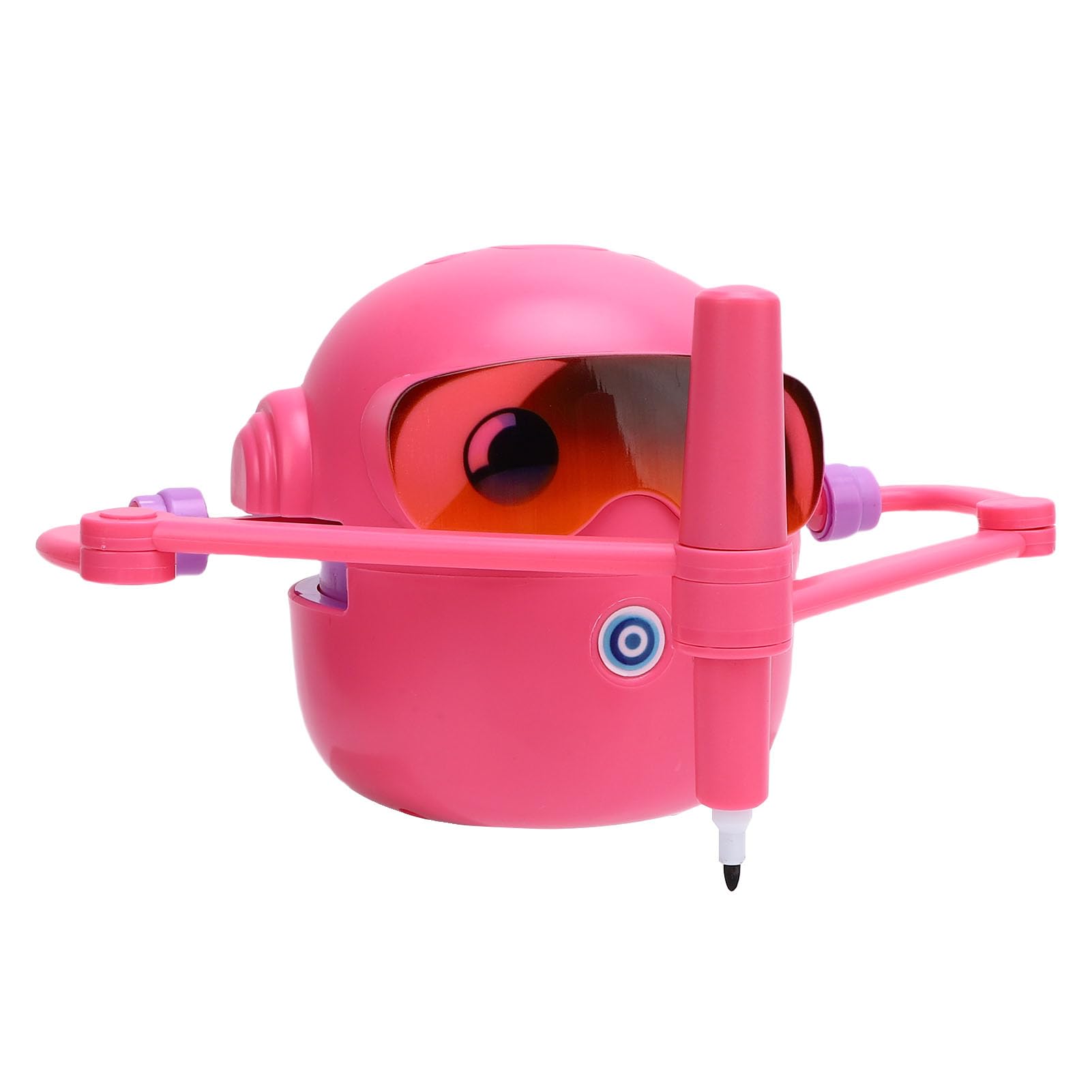 Fockety Robot da Disegno per Bambini, 100 Carte 12 Penne Nessuna App Richiesta Giocattolo da Disegno Automatico, Robot Educativo Interattivo con Set Completo per Bambini da 5 a 12 Anni