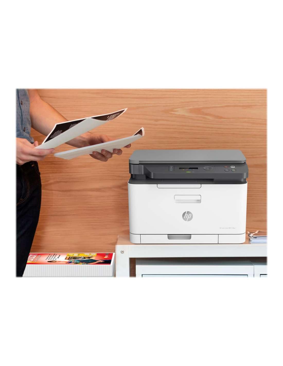 HP Color Laser MFP 178nw Multifunction printer colour laser A4 [210 x 297 mm] [original] A4Letter [media] up to 18 ppm [copying] up to 18 ppm [printing] 150 sheets USB 2.0, LAN, WiFi[n])