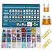 Aimocar 320 Piezas Fusibles Coche, Fusibles para Coche Mini Mediano 2A/ 3A/ 5A/ 7,5A/ 10A/ 15A/ 20A/ 25A/ 30A/ 35A/ 40A para Automóvil Camion Moto con 2 Extractores de Fusibles 1 caja de Transporte