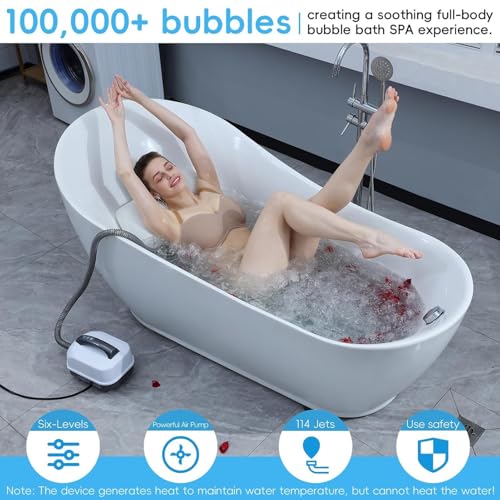 Estera de masaje para baño con almohada inflable y control remoto 8