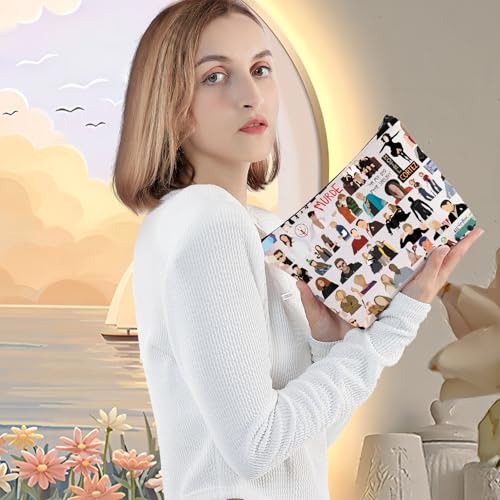 LEVLO Trousse de maquillage American Story - Cadeau pour les fans de la série TV - Avec fermeture éclair, Sac Murde, Trousse de maquillage – vue 5
