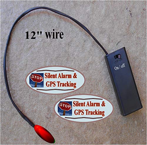 LED Fake Car Alarm with Warning Stickers