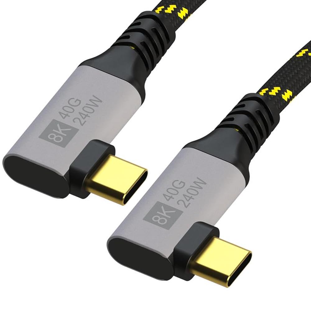 LINKUP USB 4.0 USB C to USB C Cable | Thunderbolt 4/3 Compatible | Type C Charger for MacBook and iPhone | 240W Fast Charging | 40Gbps Data Transfer |