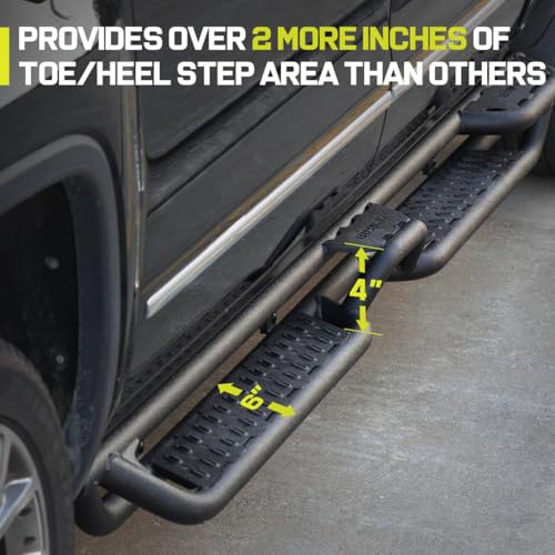 Estribos laterales para Ford F150 SuperCrew Cab 2015-2025 miniatura 5