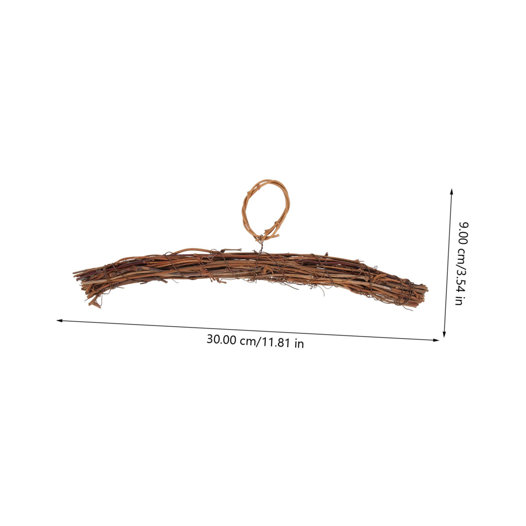 ULTECHNOVO 5piezas Guirnalda De Ratán para Decoración De Puertas y Eventos Marco Colgante Natural para Adornos De Casa y Fiestas Accesorios para Manualidades