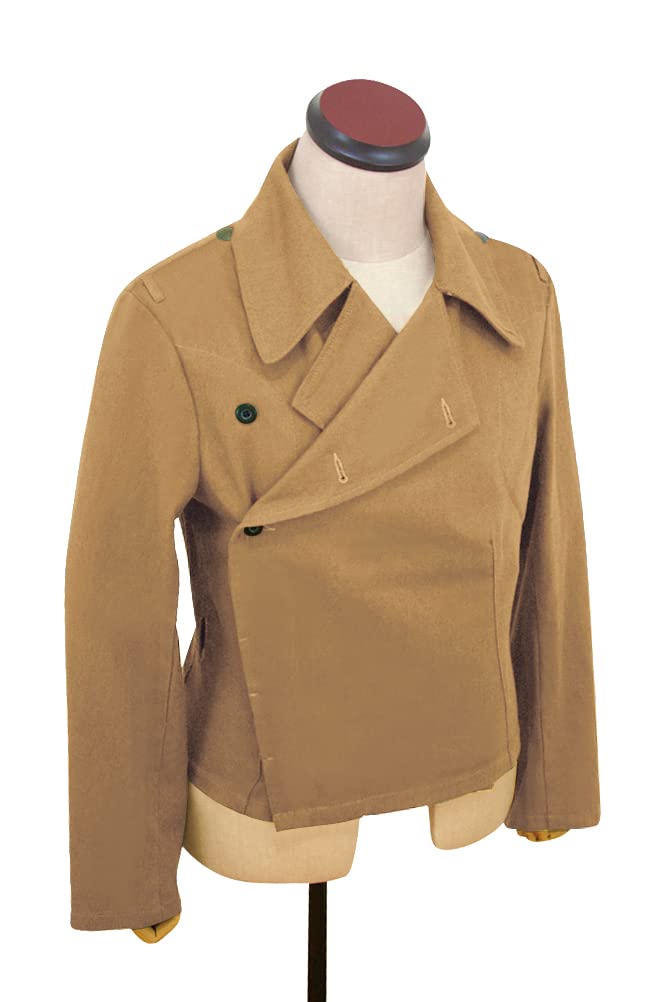 ドイツ軍アフリカ軍団ジャケット 新品ドイツ軍M36ぽいベージュ制服　Lサイズ程度 ドイツ軍アフリカ軍団ジャケット 新品ドイツ軍M36ぽいベージュ