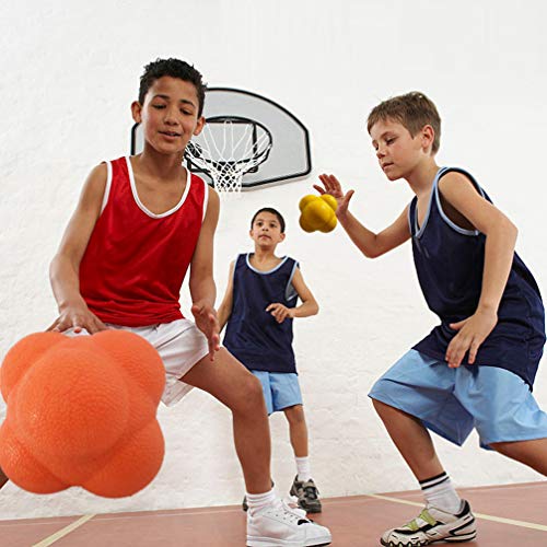 2 Pièces Ballon D'entraînement Boule De Réaction Balle Réflexe Ballon D' Sensible – Image 3