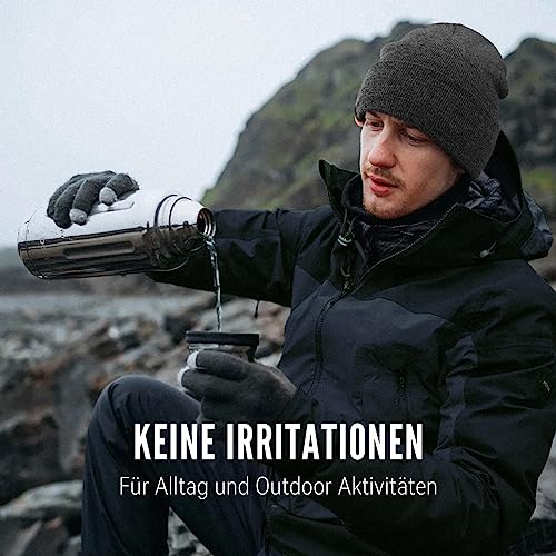 winddicht und atmungsaktiv - Detailansicht von OZERO Winter Beanie Test 2026 – Dealfoxx.de