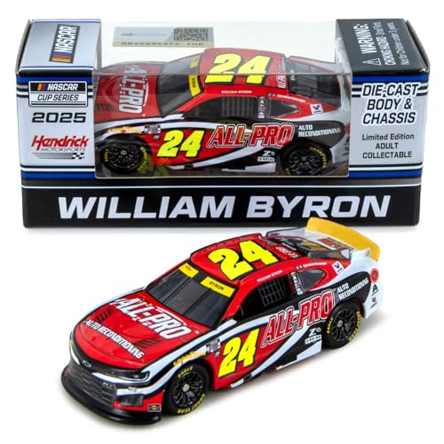William Byron 2025 All-Pro ARC Carro Diecast 1:64 miniatura 1