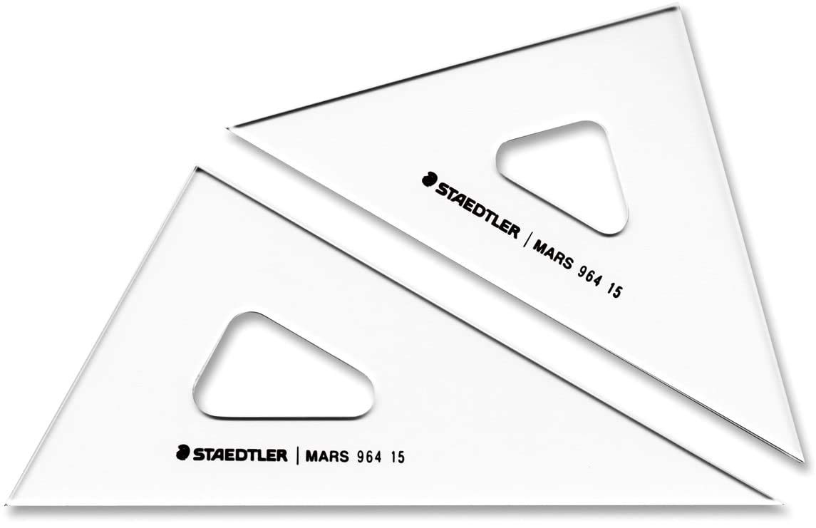 Staedtler 964 15 Triangular Ruler Drafting Set Mars 5.9