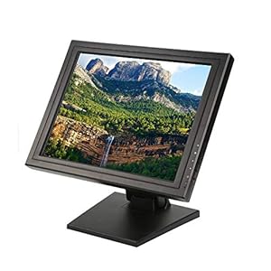 17″ touchscreen monitoren, LCD-scherm, touchscreen, kassamonitor met multipositie POS-standaard voor PC, POS kassa, restaurant, bar, coffee Store