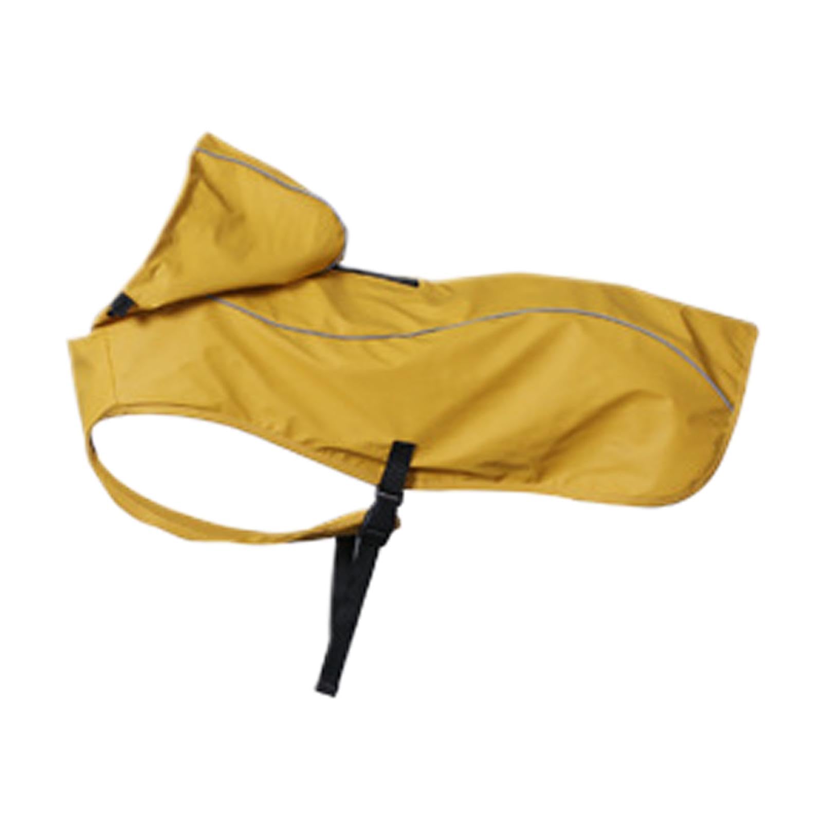 Veste de pluie pour chien avec poncho imperméable à capuche réglable