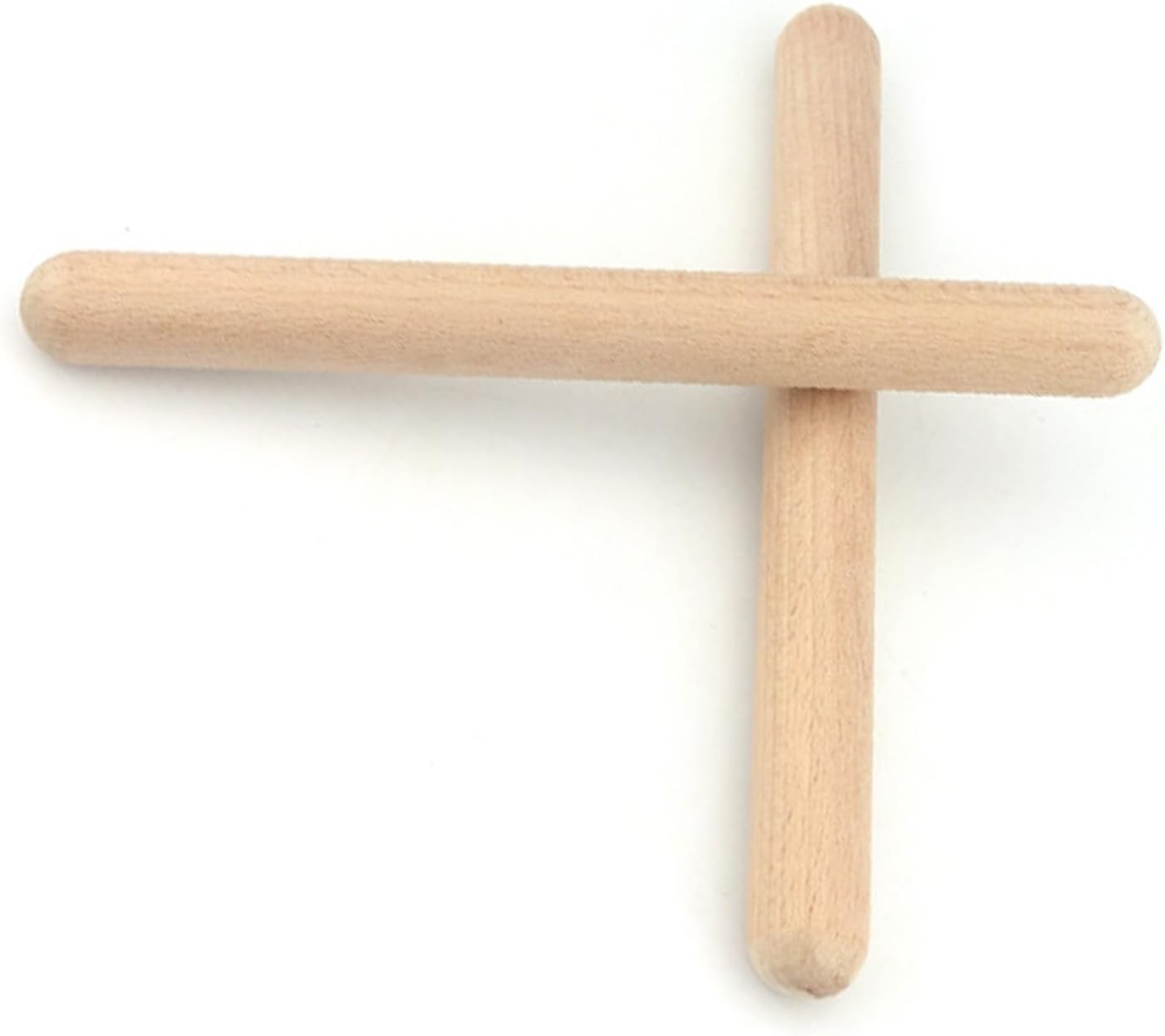 Haofy Premium Kids Percussion Rhythm Stick Educational, Clear Sound Musical Sticks Set for School Music Class, Solid Wood Material (1 Pair)