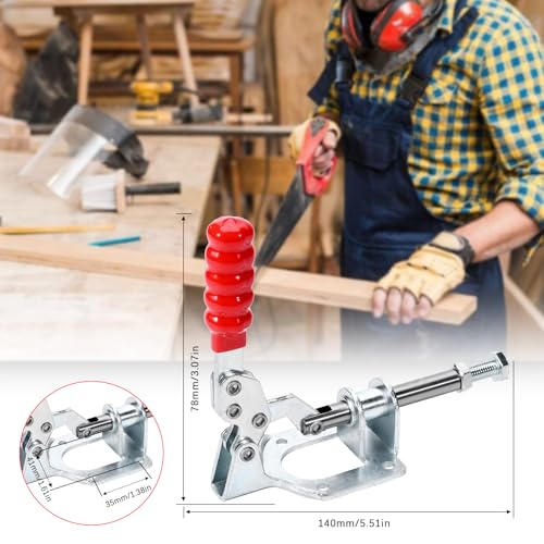 Image of 2-Pack, 302F Push Pull Toggle Clamp, 300 lb Holding Capacity