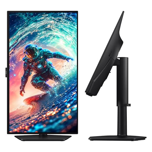 Image of Samsung 27 inch Odyssey OLED G6 (G61SH) Gaming Monitor - QD-OLED, QHD (1440P), 240Hz, 0.03ms, Glare-Free, Pantone Validated, HDR10, Height-adjustable stand, OLED Safeguard, 3 Year Warranty, LS27HG612SNXZA