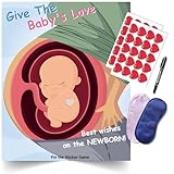 Baby Shower Games Party Favors, Pin The Heart on The Baby Games, BabyShower Favors Decorations Birthday Party Supplies for Adults Girl Boy - 48 Guests