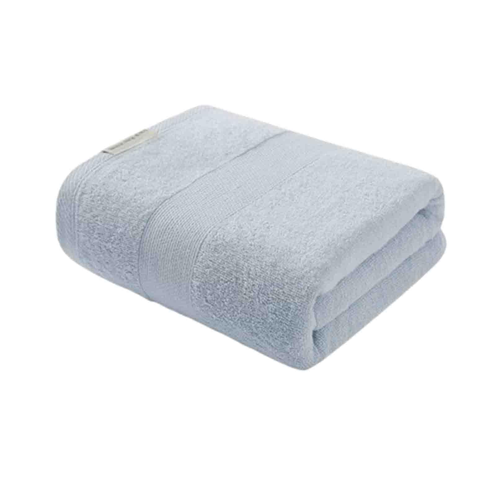 JUSHZ Badetuch Strandtuch Duschtücher Badetücher Beach Towel Badehandtuch Strandtücher Groß Strandhandtuch Handtücher 70x140 Frottee Struktur Wasser Aufnehmen Bequem Und Weich (70x140cm,White)