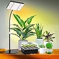 GroCruiser Table Top Grow Light 200W, Desk Grow Lights for Indoor Plants, UV-IR Full Spectrum Plant Growing Lamp for Houseplant with On/Off Switch, Daisy Chain Function, Height Adjustable