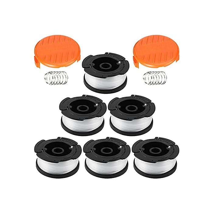 Buy DriSubt 8PCS AF100 Strimmer Spool & Line for Black & Decker String