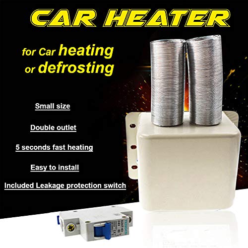 Ixaer Car Heater Car Windshield Defogger Defroster 12V 800W Car Heater Kit, High Power 8 Second Fast Heating Defrost For Automobile Windscreen Winter #TOP1