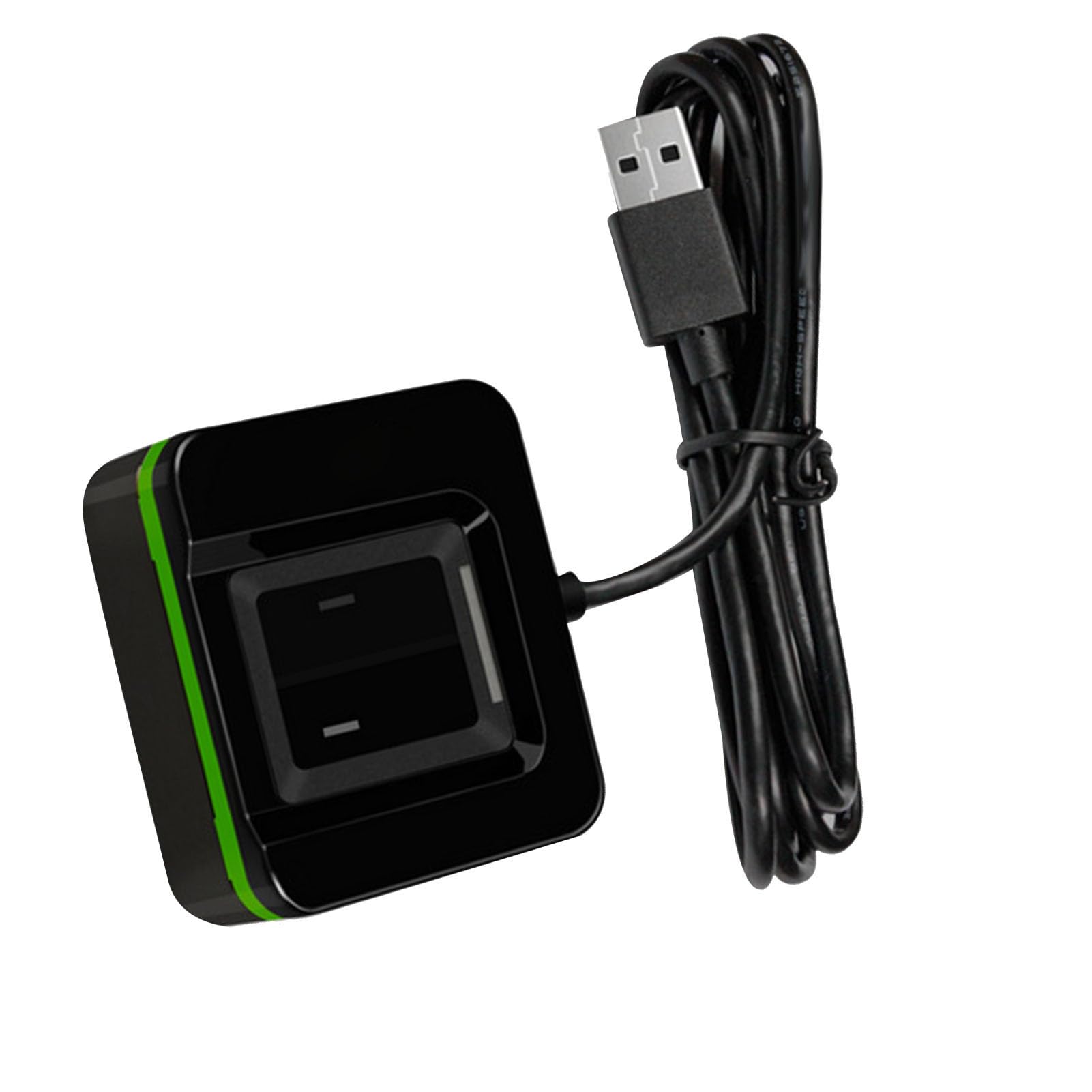 Lector Biométrico de Huellas Dactilares, Colector de Escáner de Huellas Dactilares USB con Cable de 5,9 Pies para Computadora PC, Reconocimiento de bajo Error, Fácil (ZKLIVE20R)