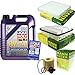 Produktbild QR-PARTS 69366336 Filter Set Inspektionspaket 5 Liter Liqui Moly Motoröl Leichtlauf High Tech 5W-40 MANN-FILTER Innenraumfilter Luftfilter Ölfilter