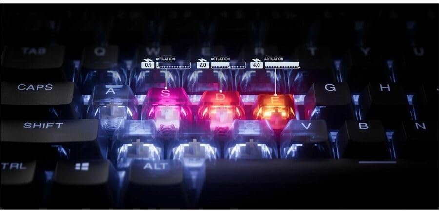 Miniatura 2 de SteelSeries Interruptores hipermagnéticos Apex Pro Mini Gen 3 OmniPoint 3.0 - Actuación ajustable - Disparador rápido - Ajustes preestablecidos