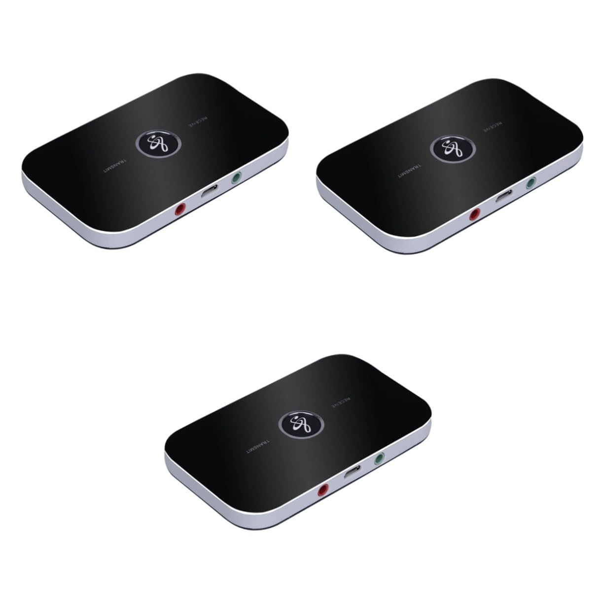 OSALADI 3stücke Audio Adapter Transmitter Und Receiver Für Tv Auto Stereoanlage Aux Kompatibel Mit Pc Und Mobilgeräten Langlebige Batterie Hervorragende Klangqualität Einfache