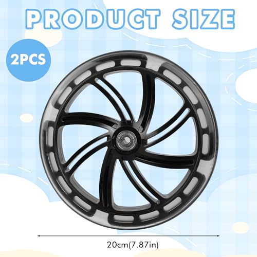 Roues de rechange 200 mm de haute qualité durables pour trottinettes - 2