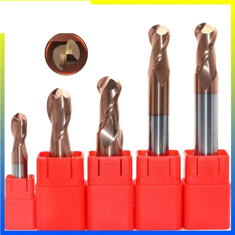 1PC HRC60 2F-R5xD10x150L Ball Mill Solid Carbide End Mill Ball Nose End Milll Lathe End Milling Router BIT Cutter Tool PWIGAAHTW