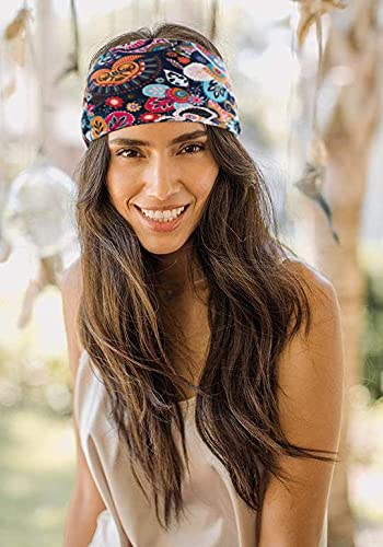 Chouchou Cheveux Fille Yean Lot De 4 Bandeaux Larges Et Extensibles De Style Bohème Pour Femmes Et Filles (Boho Bandeau Cheveux Homme Chouchou Cheveux Fille Yean Lot De 4 Bandeaux Larges Et Extensibles De Style Bohème Pour Femmes Et Filles (Boho Bandeau Cheveux Homme