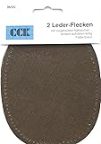 Lederflicken, Flicken zum annähen - Echtes Leder (Braun)