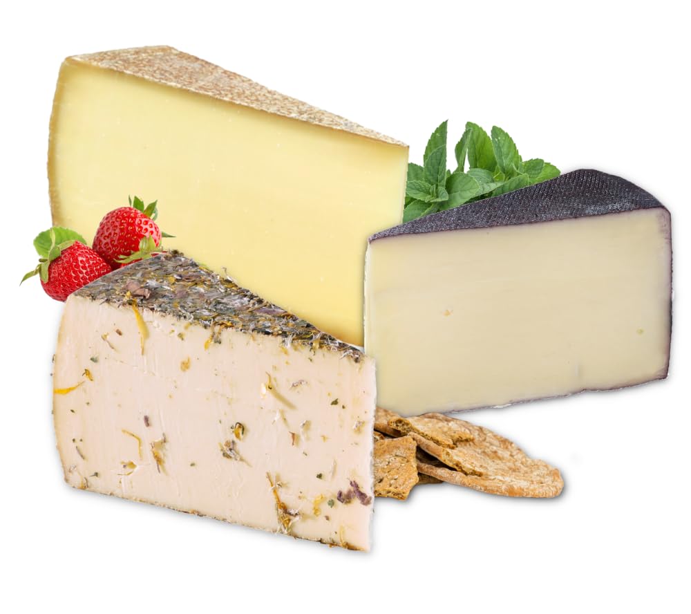 Almgourmet - Gourmet-Käsevariation 1 - Käsetrio aus Tiroler Klassikern (1250g) - cremige und würzige Käsesorten