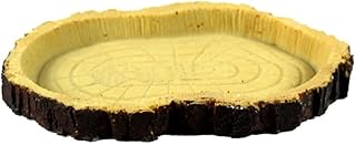 iplusmile Bacia De Água De Réptil Recipiente De Comida De Réptil Suporte De Comida De Terrário Tigelas De Alimentação De Tartaruga Prato De Água De Réptil Acessórios Do Tanque De Lagarto