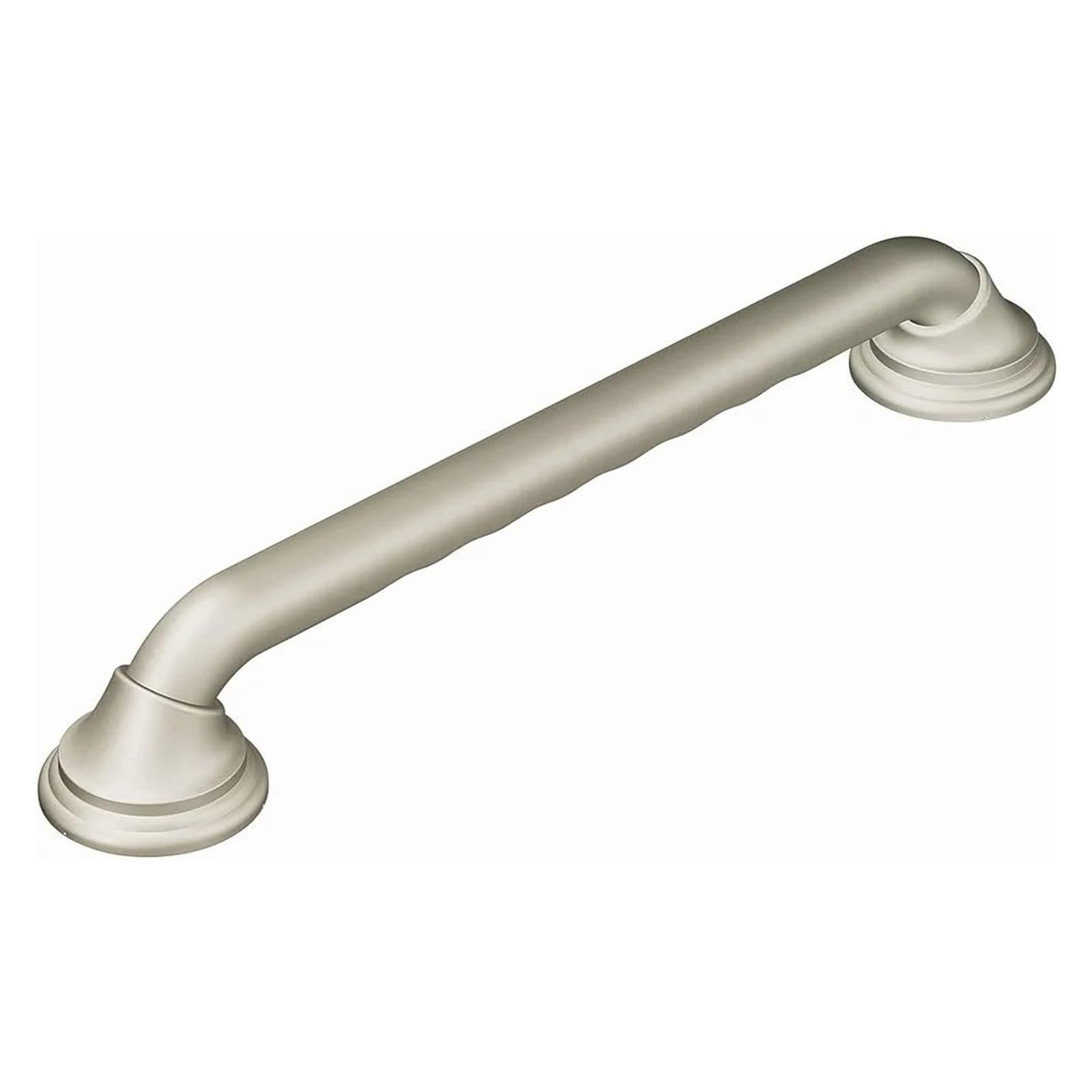 Barra de apoyo for baño níquel cepillado, mango seguridad 12 pulgadas, soporte for instalación en ducha for personas mayores, resistente, 500 lb, acero inoxidable Para ducharse