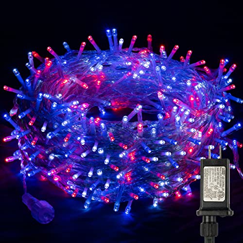 Dazzle Bright HB-300COI 4Th Of July String Lights, 300 Led 100 Ft Connectable Waterproof Patriotic String Lights With 8 Modes, Independence Day Decorations For Indoor Outdoor Party Decor thumb #2