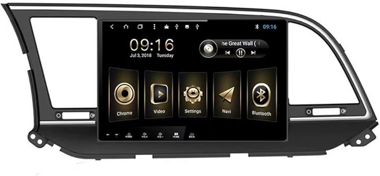 Amazon Com Topnavi 10 1 Inch 2gb Octa Core Android 8 1 Center Media For Hyundai Elantra 2016 2017 2018 Car Gps Navi Stereo Radio With Wifi 32gb Rom 3g Rds Mirror Link Fm Am Bt Car Electronics
