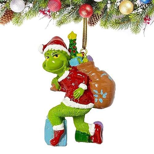 Grinch Christmas Decorations, Grinch Christmas Tree Decoration, Grinch Ornament, Christmas Tree Pendant, Christmas Tree Decorations for Home, Garden, Party, Festival (B) Grinch Christmas Decorations, Grinch Christmas Tree Decoration, Grinch Ornament, Christmas Tree Pendant, Christmas Tree Decorations for Home, Garden, Party, Festival (B)