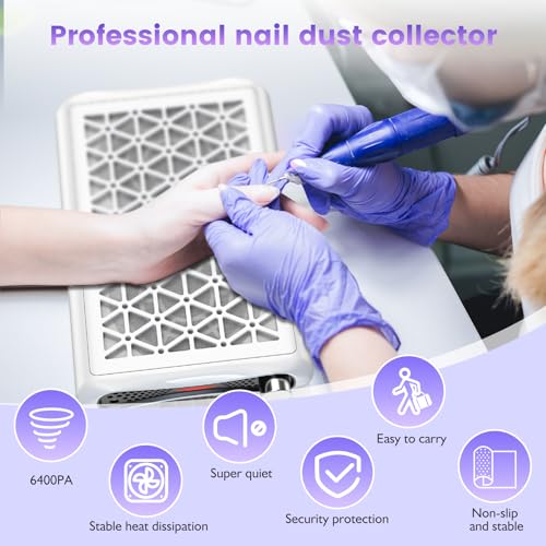 Professional Nail Dust Collector miniatura 4